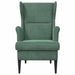 Fauteuil Zeegroen Fluweel