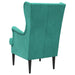 Fauteuil Turquoise Fluweel