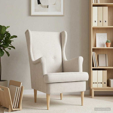 Fauteuil Crèmekleurig ARES