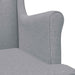 Fauteuil Lichtgrijs Stof