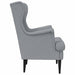 Fauteuil Lichtgrijs Stof