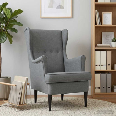 Fauteuil Donkergrijs Stof