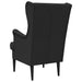 Fauteuil Zwart Stof