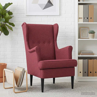 Fauteuil Wijnrood Stof