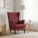Fauteuil Wijnrood Stof