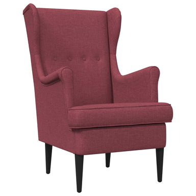 Fauteuil Wijnrood Stof
