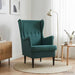 Fauteuil Donkergroen Stof