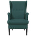 Fauteuil Donkergroen Stof