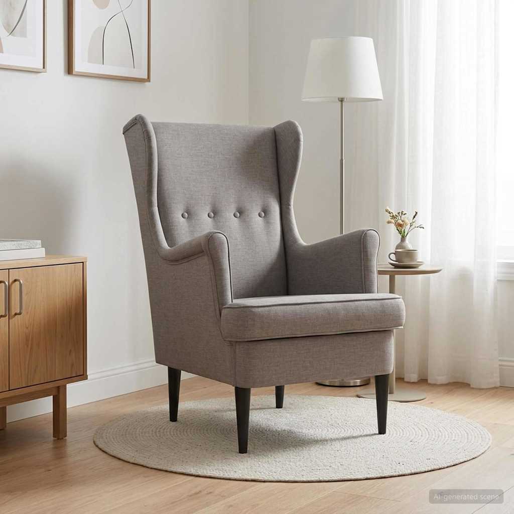 Fauteuil Taupe Stof