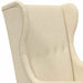 Fauteuil Crèmekleurig Stof