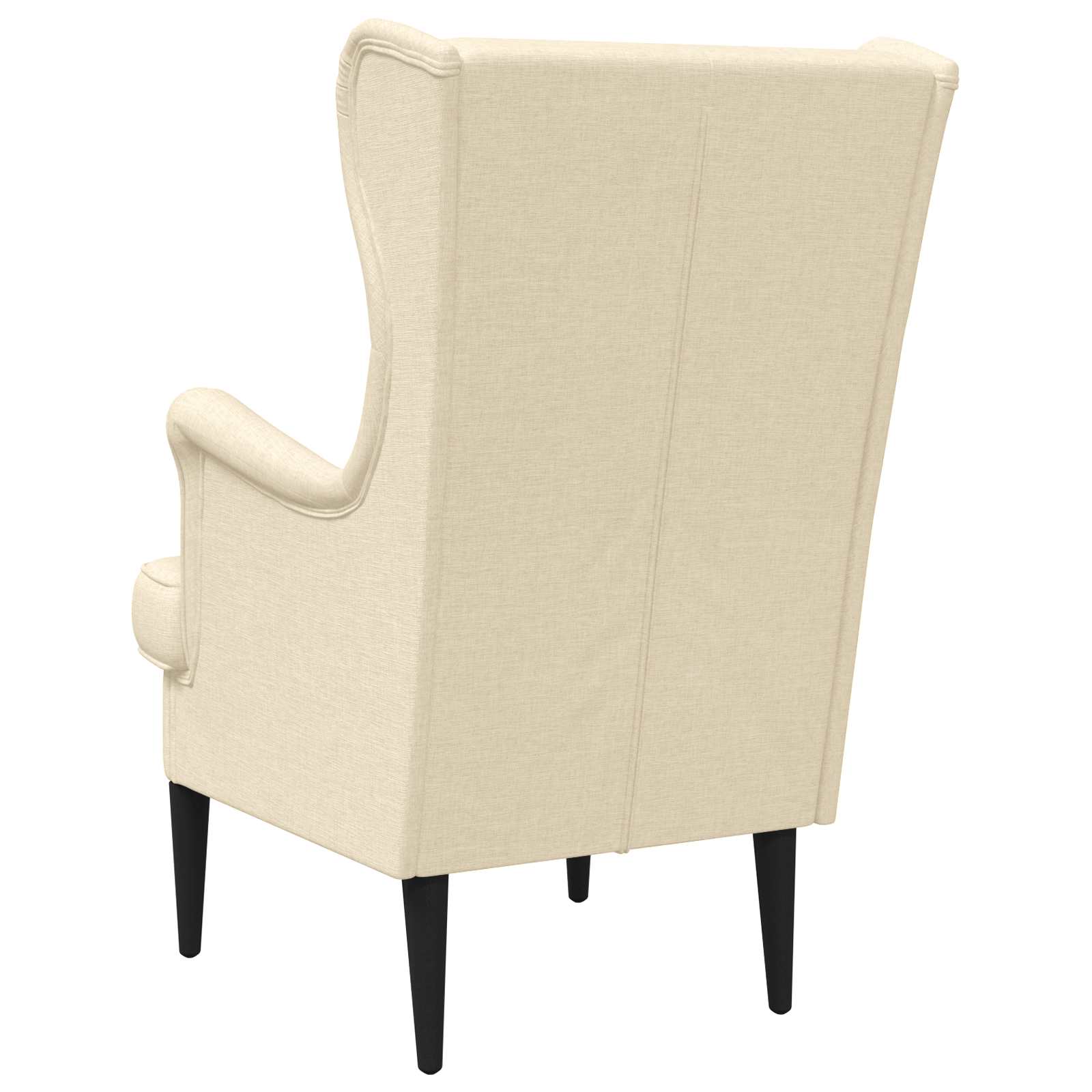 Fauteuil Crèmekleurig Stof