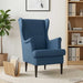 Fauteuil Blauw Stof