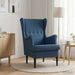 Fauteuil Blauw Stof