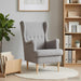 Fauteuil Lichtgrijs Bouclé
