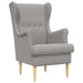 Fauteuil Lichtgrijs Bouclé