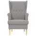 Fauteuil Lichtgrijs Bouclé
