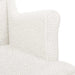 Fauteuil Crèmekleurig Bouclé