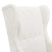Fauteuil Crèmekleurig Bouclé