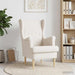 Fauteuil Crèmekleurig Bouclé