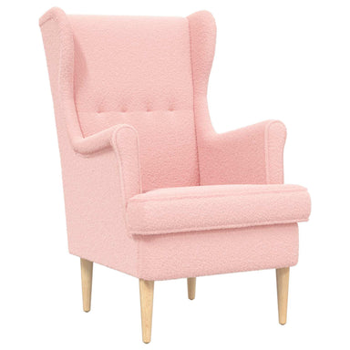Fauteuil Roze Bouclé