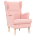 Fauteuil Roze Bouclé