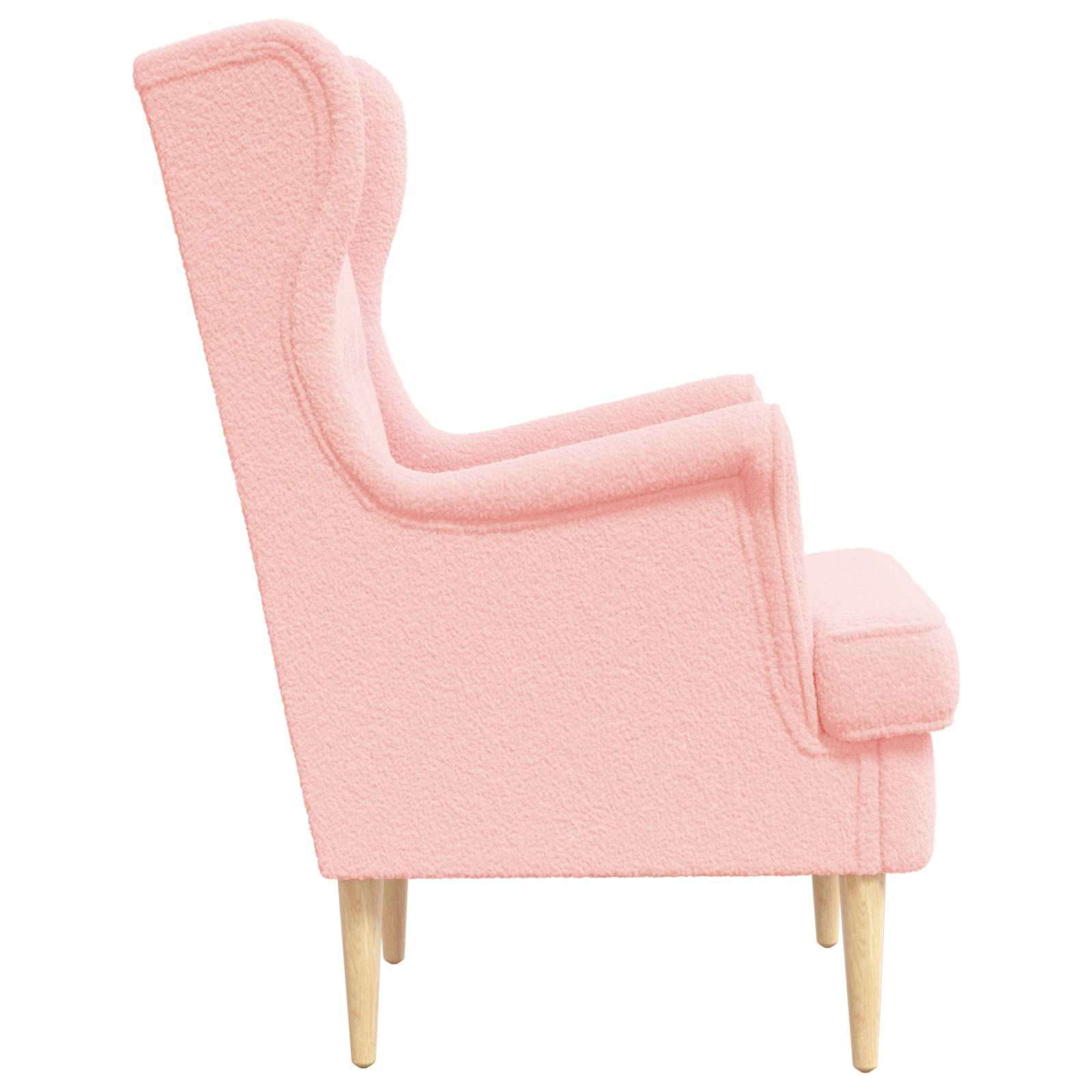 Fauteuil Roze Bouclé