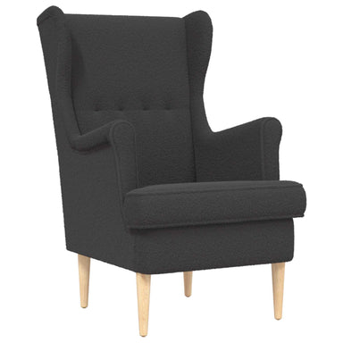Fauteuil Donkergrijs Bouclé