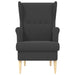 Fauteuil Donkergrijs Bouclé