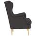 Fauteuil Donkergrijs Bouclé