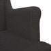 Fauteuil Zwart Bouclé