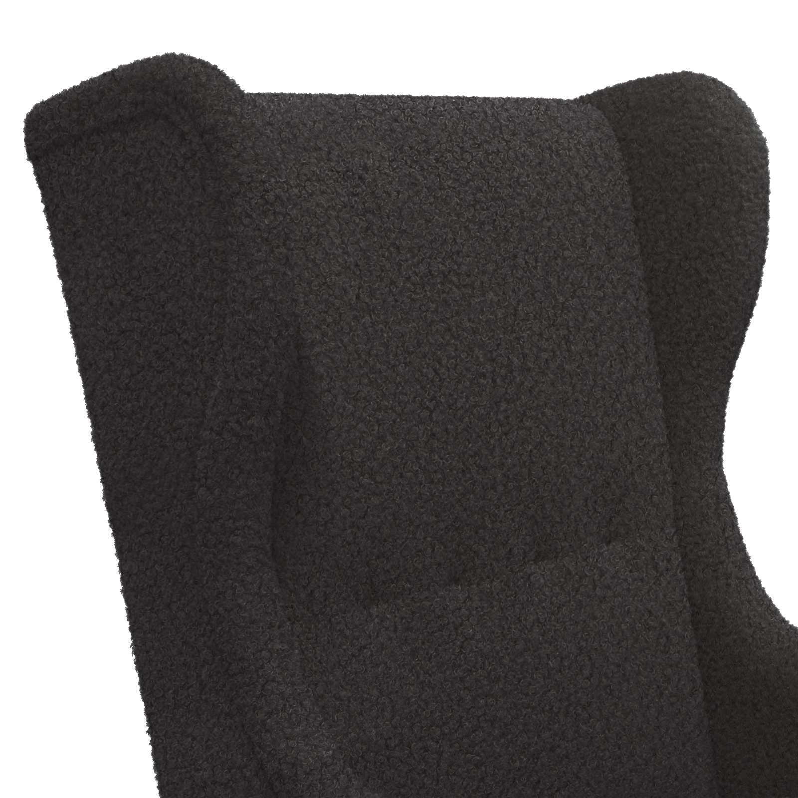 Fauteuil Zwart Bouclé