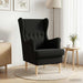 Fauteuil Zwart Bouclé