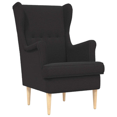 Fauteuil Zwart Bouclé