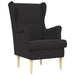 Fauteuil Zwart Bouclé