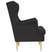 Fauteuil Zwart Bouclé