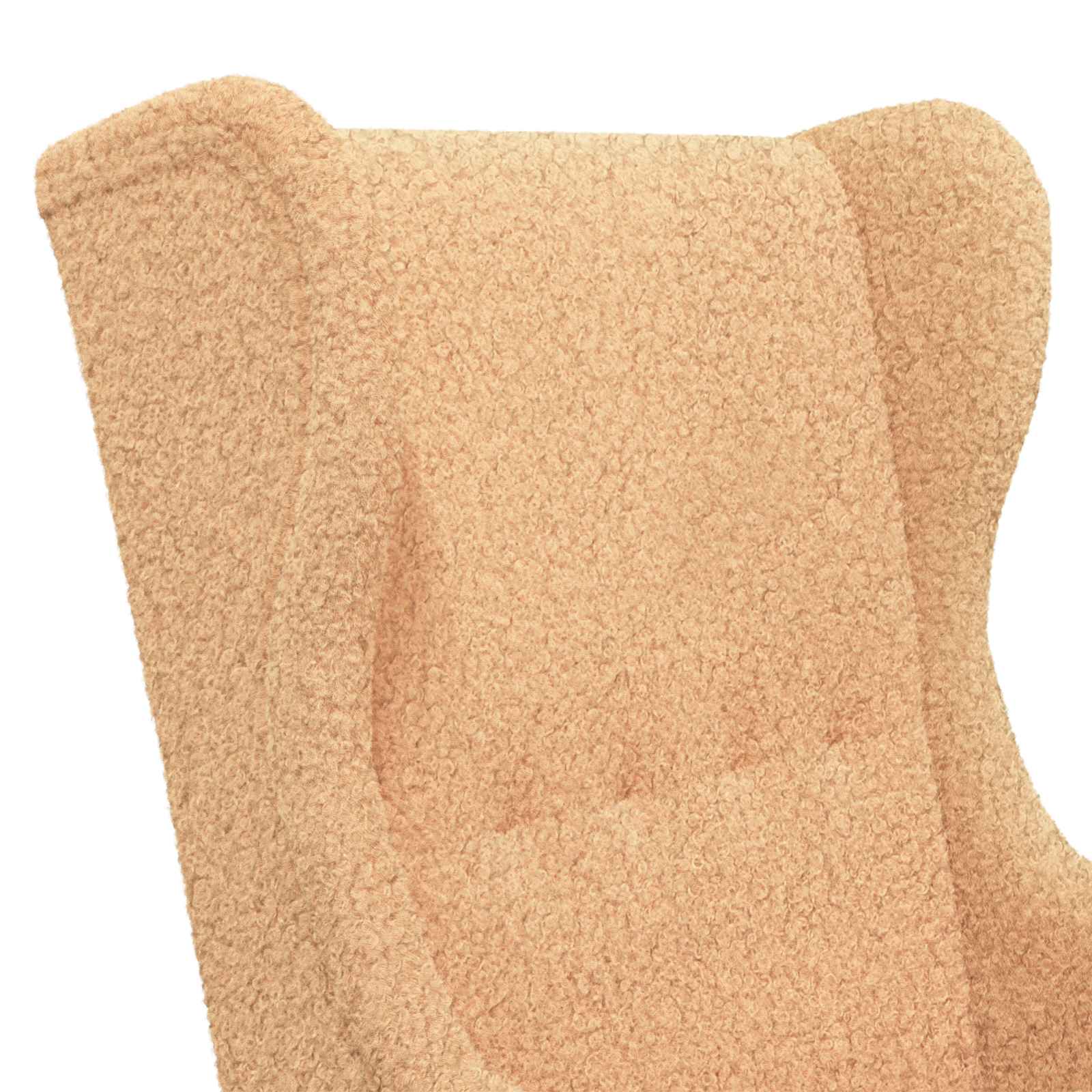 Fauteuil Beige Bouclé