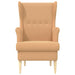 Fauteuil Beige Bouclé