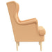 Fauteuil Beige Bouclé
