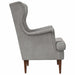Fauteuil Lichtgrijs Fluweel