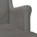 Fauteuil Donkergrijs Fluweel