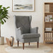 Fauteuil Donkergrijs Fluweel