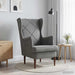 Fauteuil Donkergrijs Fluweel