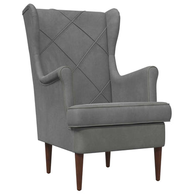 Fauteuil Donkergrijs Fluweel