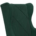 Fauteuil Donkergroen Fluweel