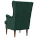 Fauteuil Donkergroen Fluweel