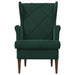 Fauteuil Donkergroen Fluweel
