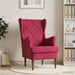 Fauteuil Wijnrood Fluweel