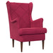 Fauteuil Wijnrood Fluweel