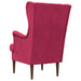 Fauteuil Wijnrood Fluweel