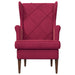 Fauteuil Wijnrood Fluweel